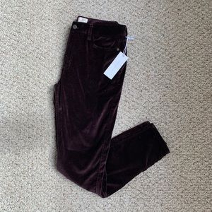 French Connection Velvet Luxe Skinny